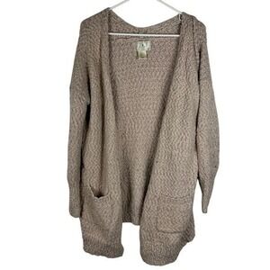 Ruby Moon Women's Tan Cardigan Sweater